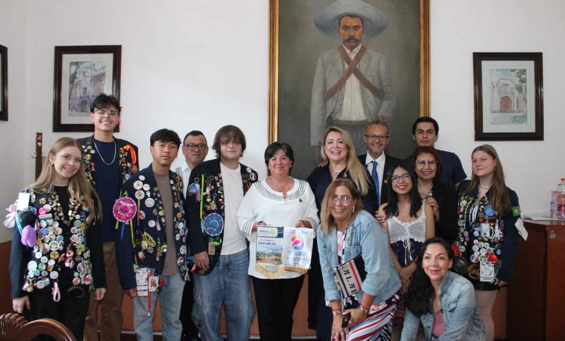 Por: Cortesía Club Rotary Internacional visita Tlaxcala capital