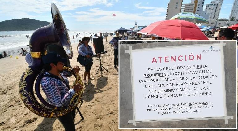 Por: Cortesía Buscan prohibir música de banda en playas de Mazatlán