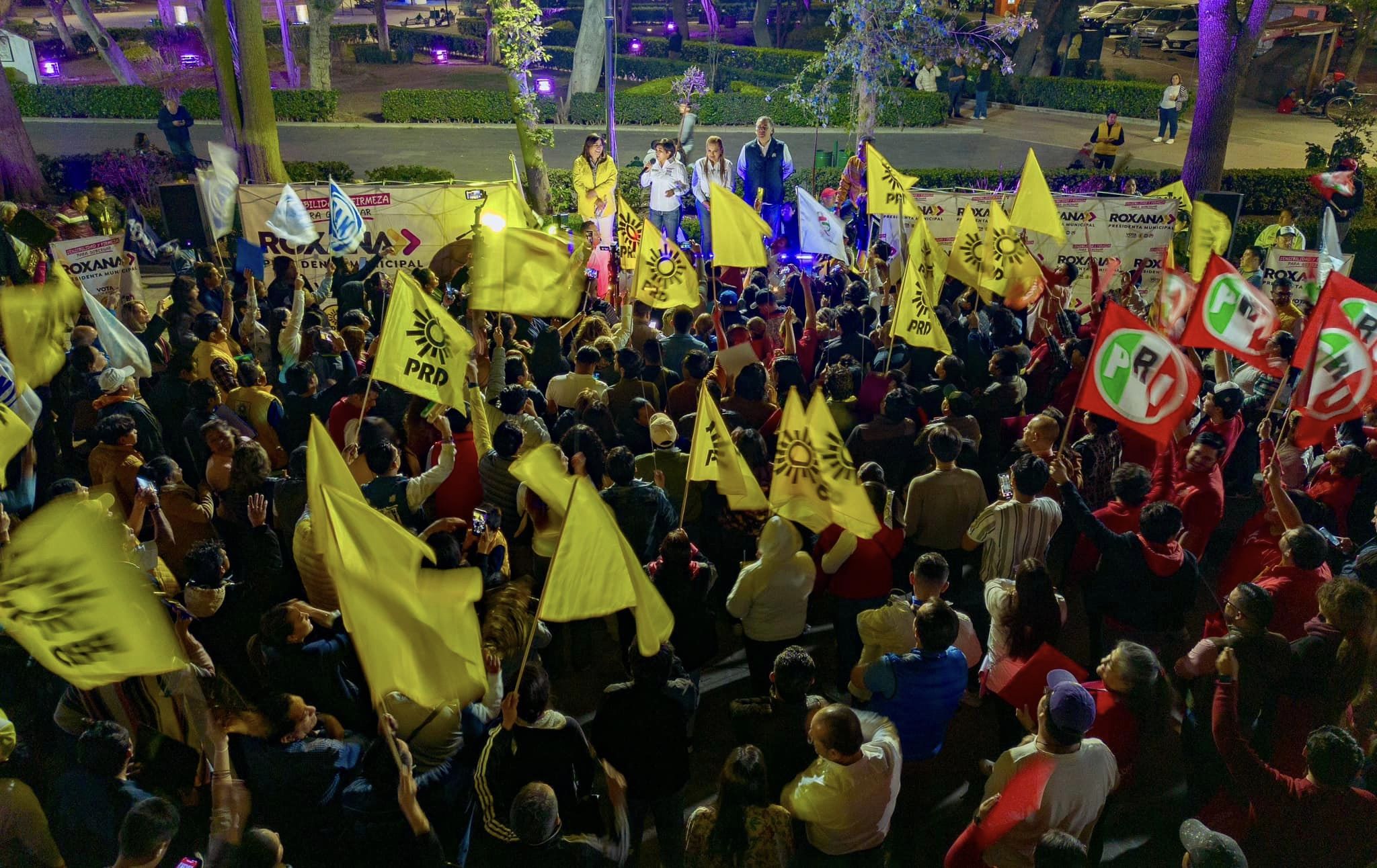 Por: Cortesía Lula Pineda Roxana Luna inicia campaña con énfasis en seguridad, salud y educación en San Pedro Cholula