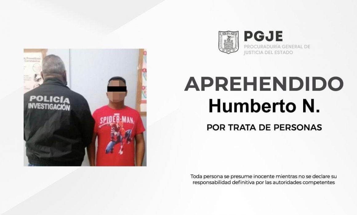 Por: Cortesía Capturado en Tlaxcala por el delito de trata de personas