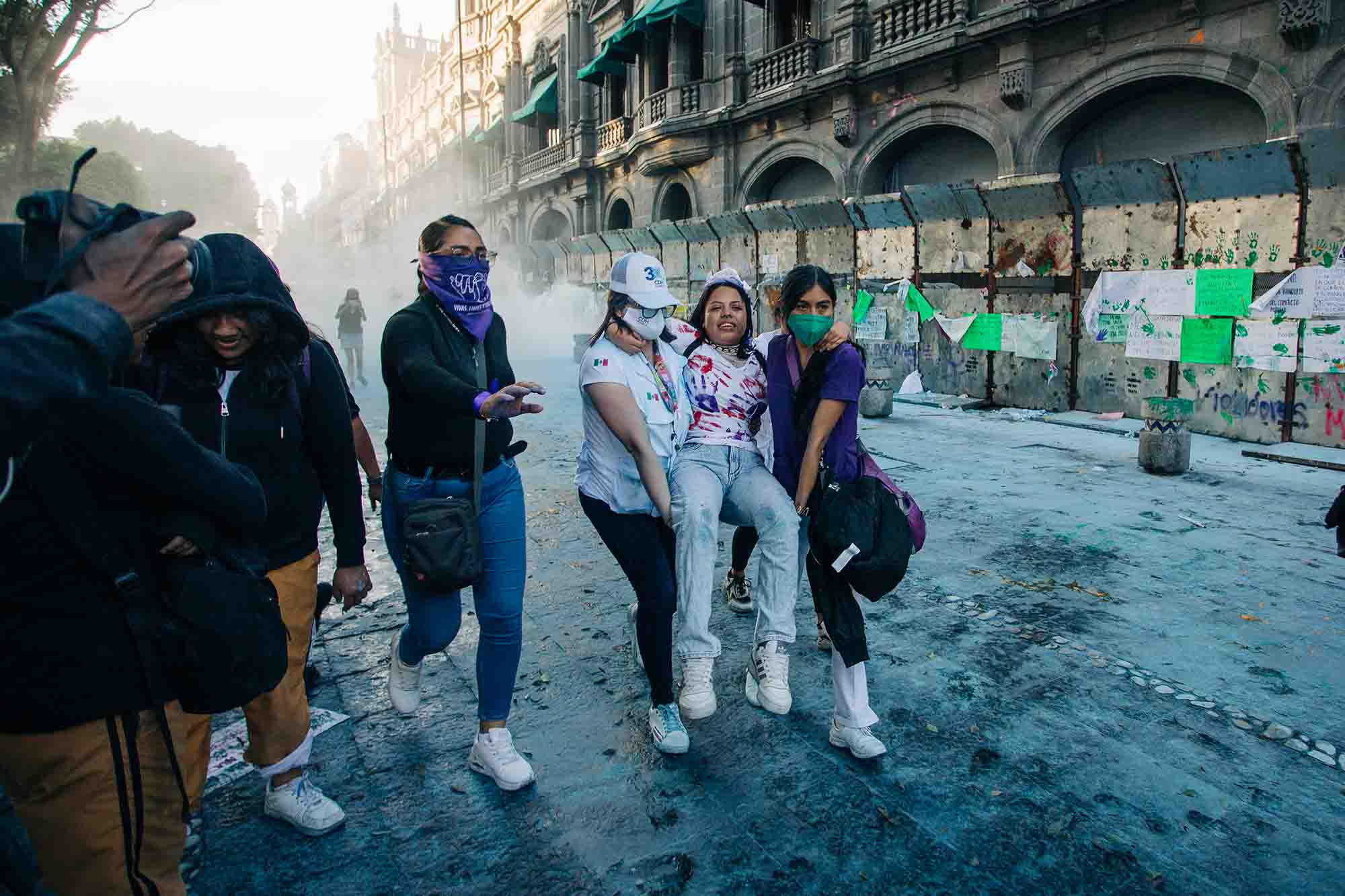 Por: Cortesía Ayuntamiento de Puebla rechaza agresiones contra mujeres durante marcha del 8M