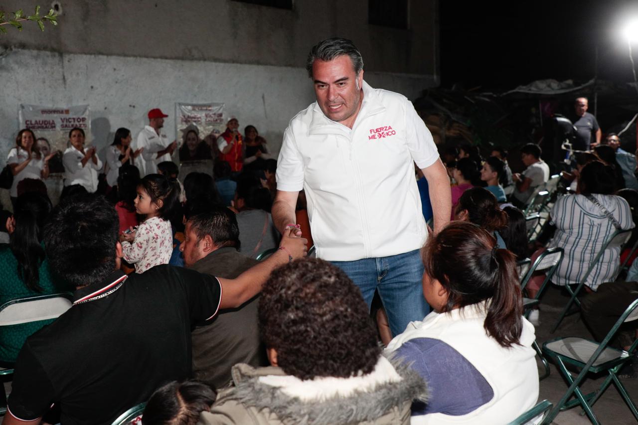 Víctor Galeazzi llama a votar con reflexión en San Andrés Cholula