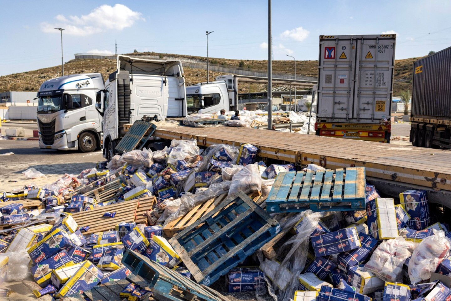 Por: Cortesía Israelís destruyen comida destinada para la comunidad de Gaza