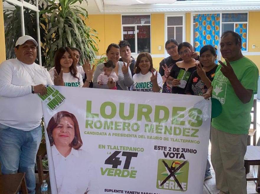 Lourdes Romero Méndez avanza paso a paso para ser presidenta de Tlaltepango por el PVEM