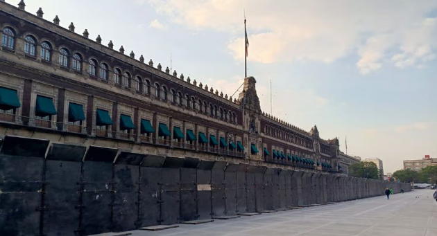 Por: Cortesía Blindan Palacio Nacional hasta después de elecciones