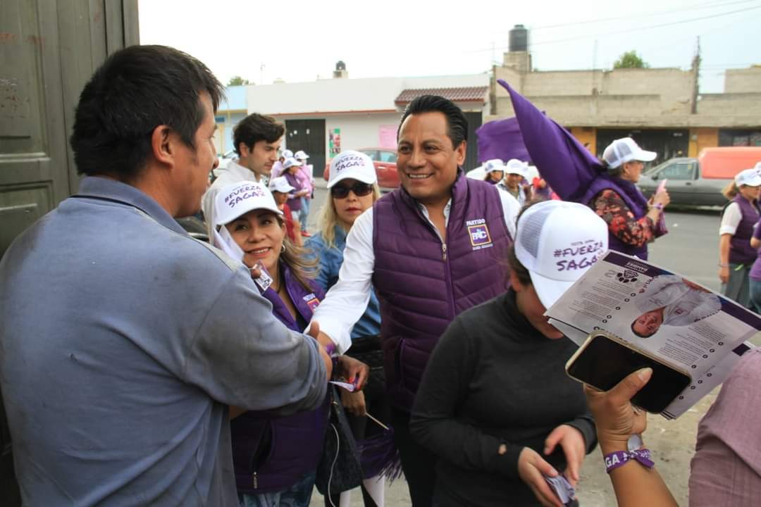 Por: Especial  Exhibe SAGA a su anterior partido y promete más seguridad en Apizaco