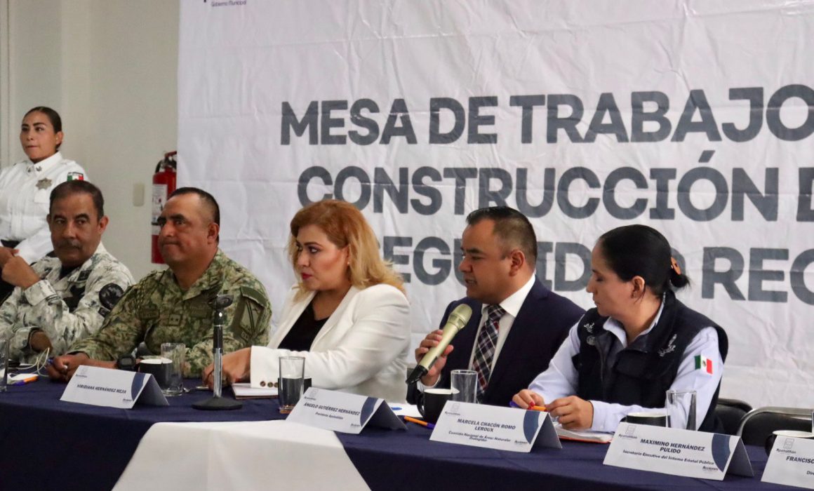 Preside Apetatitlán Mesa de Seguridad
