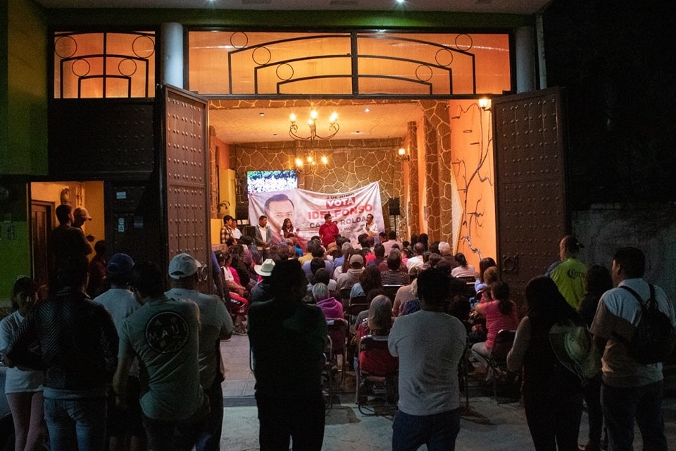 Promete Idelfonso Carro trabajar por el interés del pueblo en Panotla