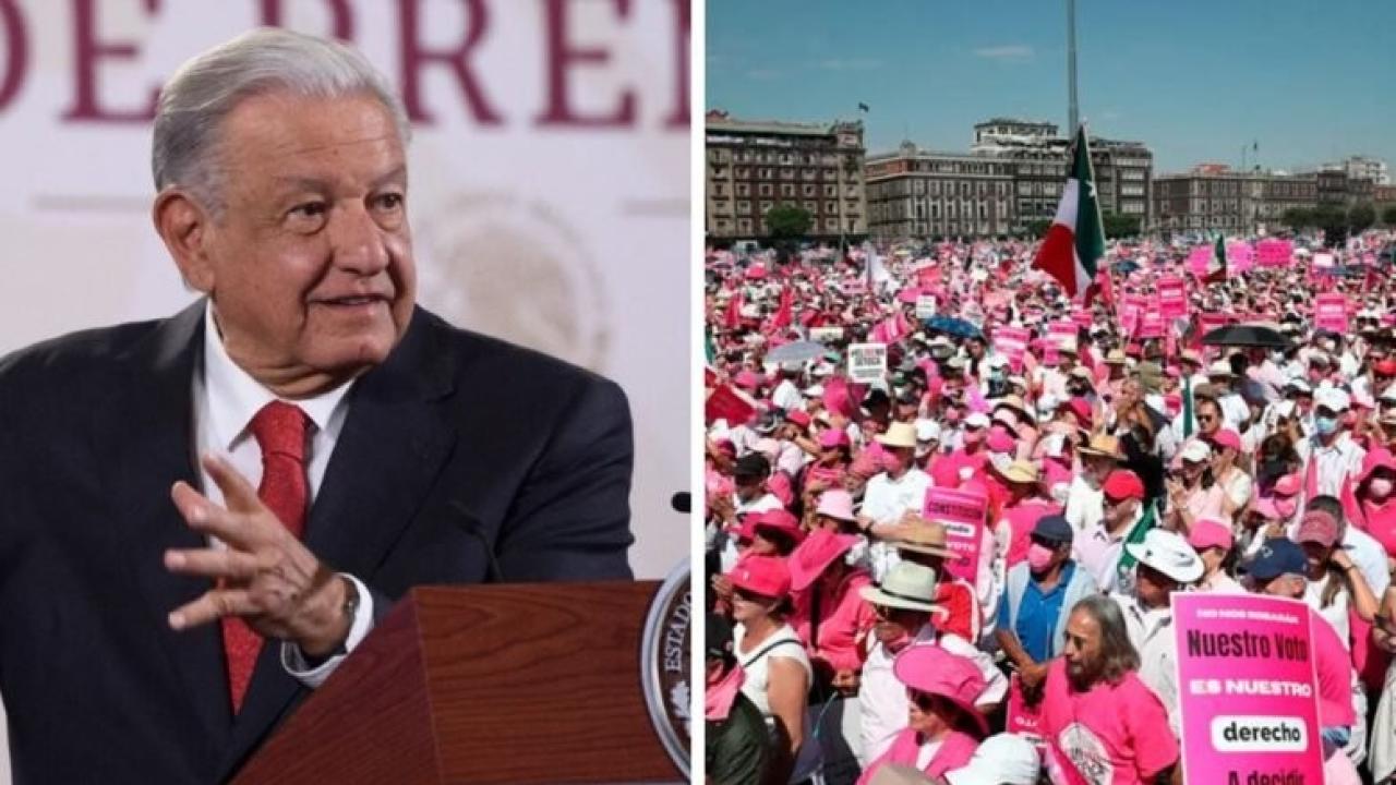 Por: Cortesía AMLO rechaza haber ordenado a CNTE obstaculizar a la “marea rosa”