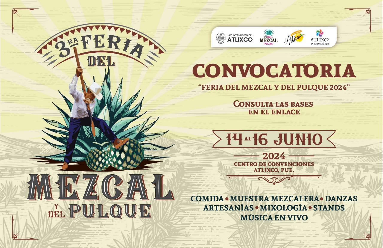 Por: Cortesía Feria del mezcal y del pulque Atlixco 2024