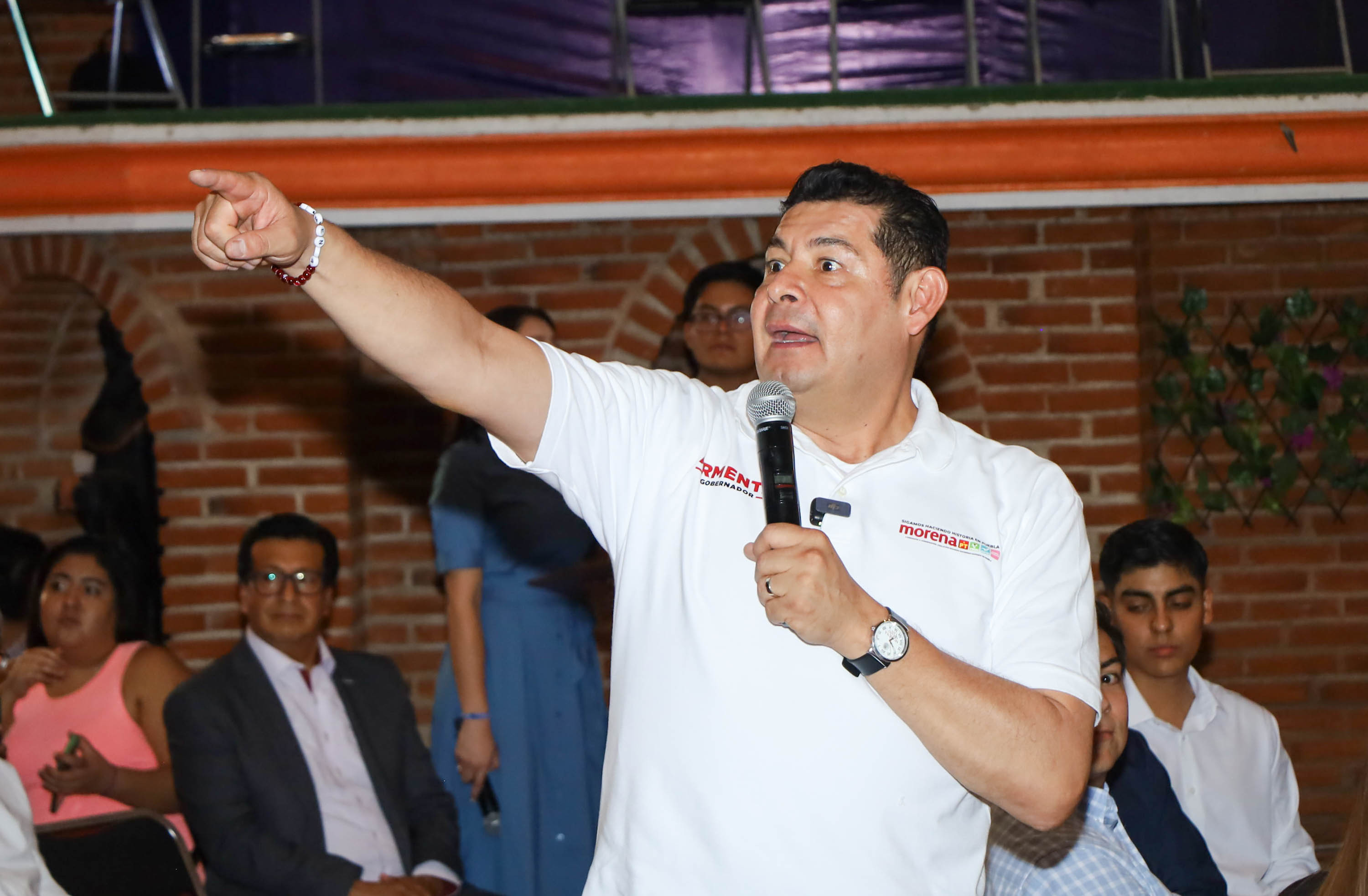 Alejandro Armenta cerrará aampaña en la Plaza La Victoria acompañado por Claudia Sheinbaum