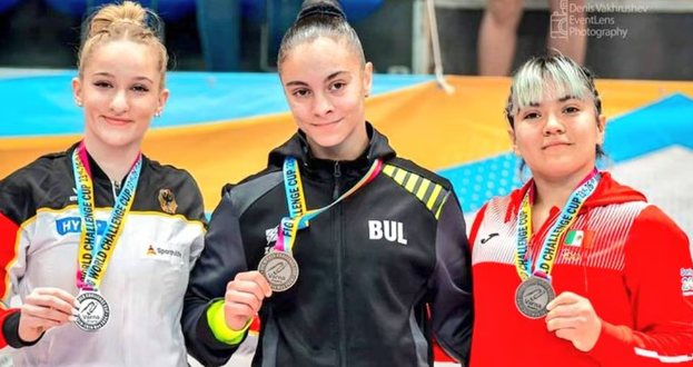 Por: Cortesía Alexa Moreno gana bronce en salto de caballo en Copa Mundial de Gimnasia Artística