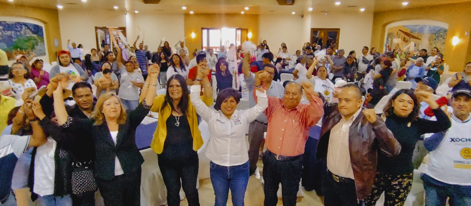 Por: Cortesía Lula Pineda Integrantes de La Coalición de Organizaciones de Cholula respaldan candidatura de Roxana Luna