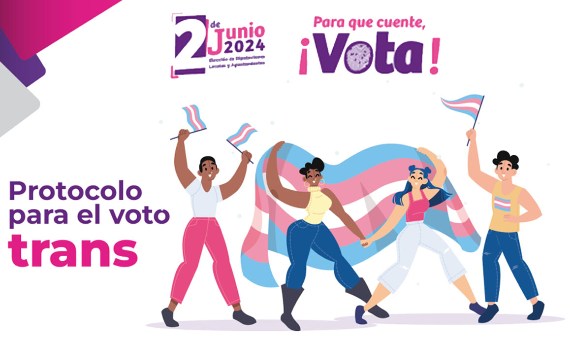 Por: Cortesía INE cuenta con un protocolo para la votación Trans