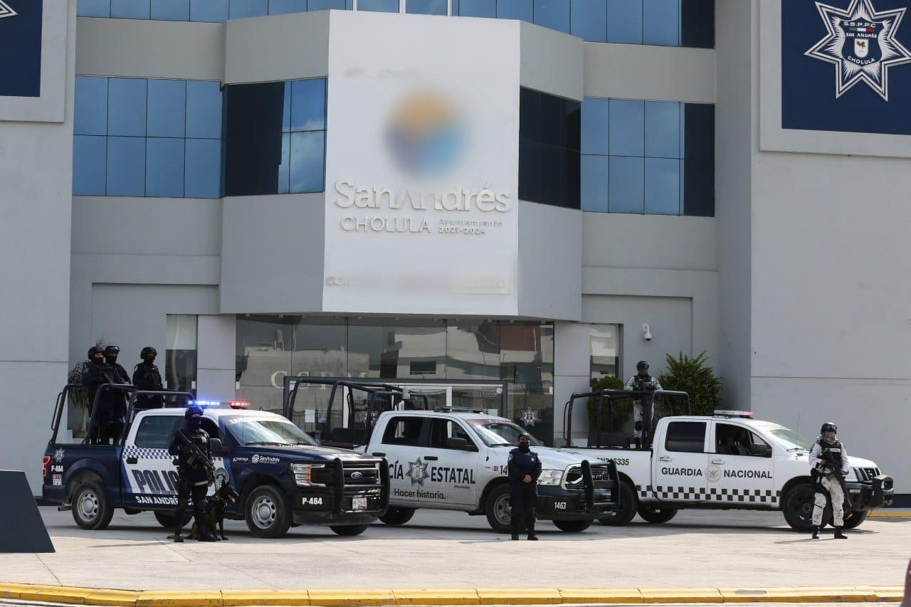 Comunicado oficial Implementa policía de San Andrés Cholula operativo de seguridad ante elecciones 2024