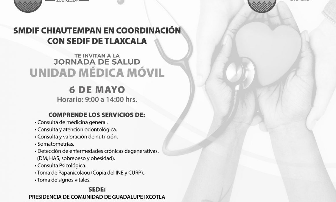 Por: Cortesía La Unidad Médica Móvil llega a Guadalupe Ixcotla en Chiautempan