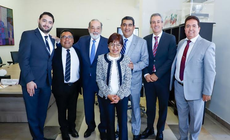Por: Cortesía Sergio Salomón y Carlos Slim impulsan proyectos de revitalización en Puebla