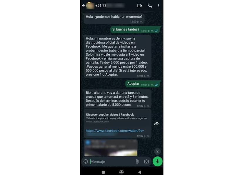 Por: Cortesía "Estafas en WhatsApp: Cómo identificar falsas ofertas de empleo con IA"