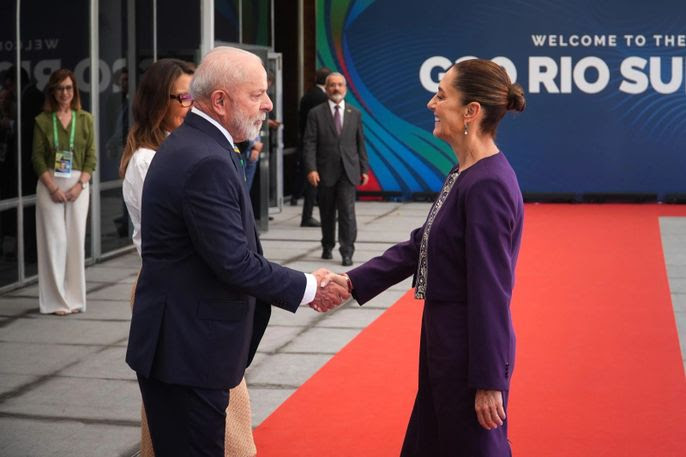 Por: Cortesía Sheinbaum en el G20: 1% del gasto militar para reforestar el planeta