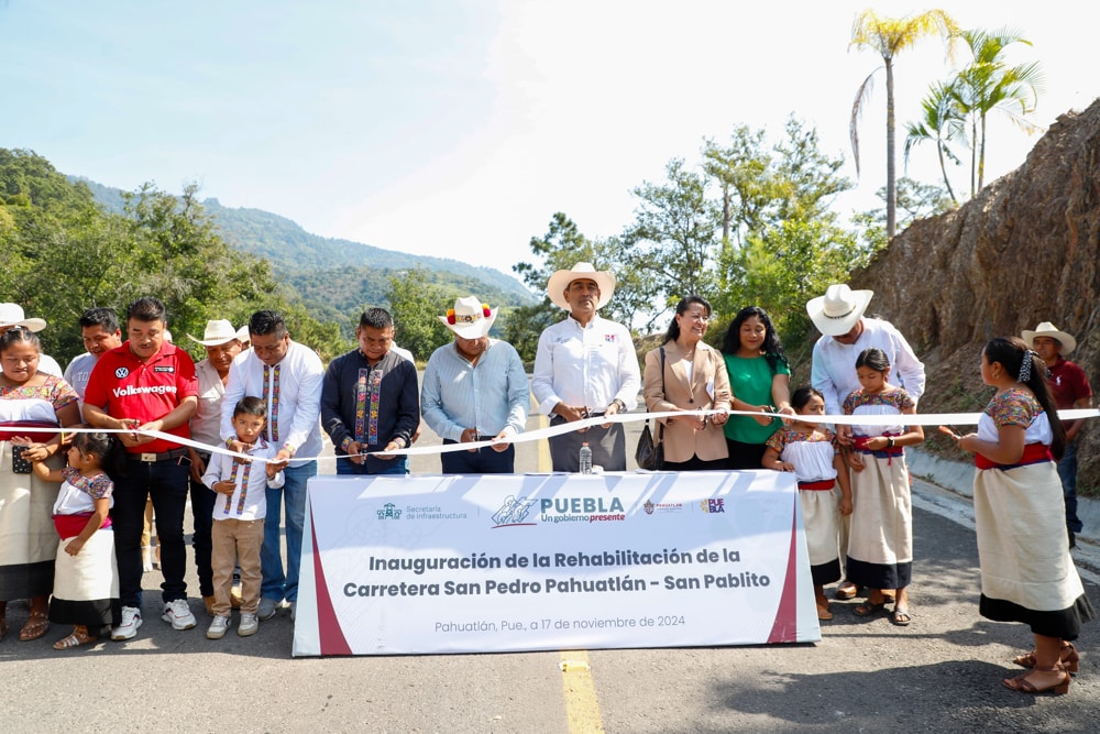 Por: Cortesía Sergio Salomón impulsa el progreso con obras viales en tres municipios