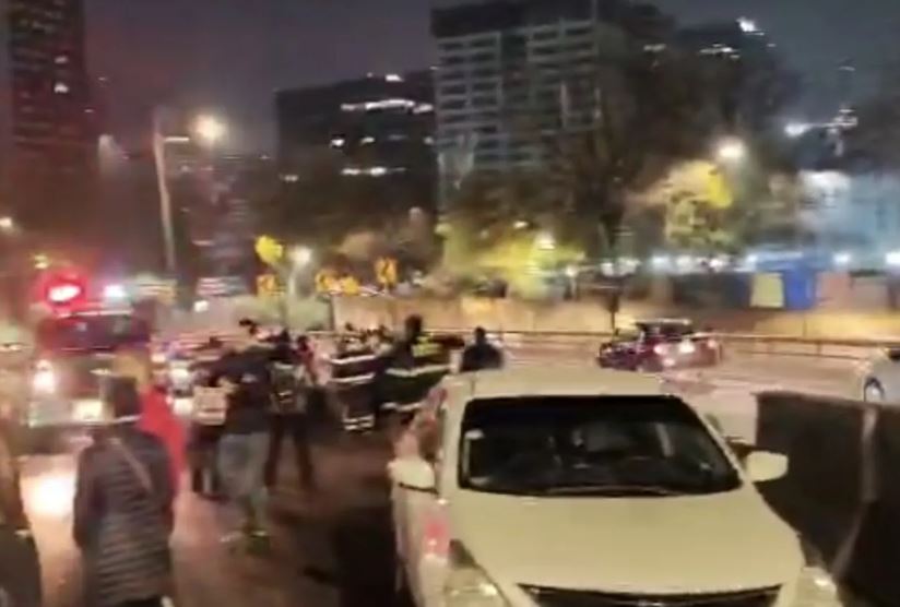 Por: Cortesía Accidente múltiple en Río San Joaquín: caos vial y daños materiales