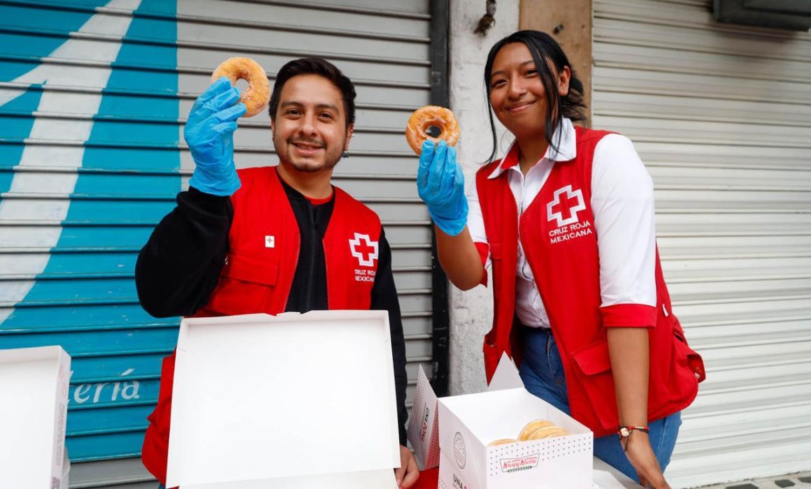 Por: Cortesía ¡Dona y disfruta! Cruz Roja Tlaxcala organiza venta de donas Krispy Kreme