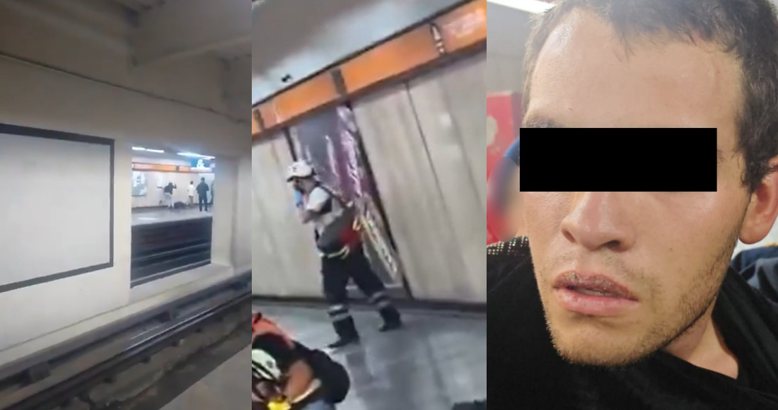 Por: Cortesía Hombre que atacó a 4 personas en el Metro Tacubaya estaba intoxicado con trastorno mental
