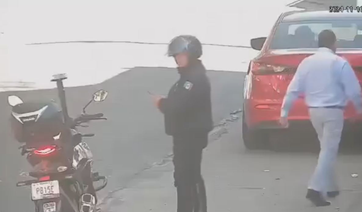 Por: Cortesía Captan presunto soborno a policía en San Martín Texmelucan: SSP investiga