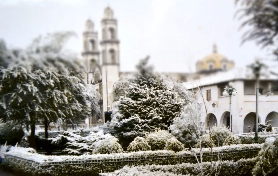 Por: Cortesía Zacatlán, Puebla: Un Pueblo Mágico cubierto de nieve este invierno