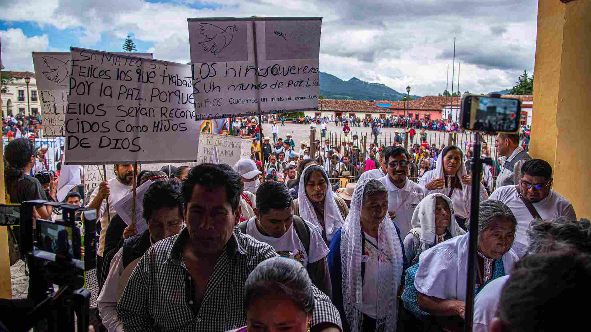 Por: Cortesía Comunidades indígenas marchan en Chiapas exigiendo justicia y paz ante la violencia