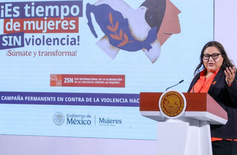 Por: Cortesía Claudia Sheinbaum lanza campaña contra la violencia de género en México