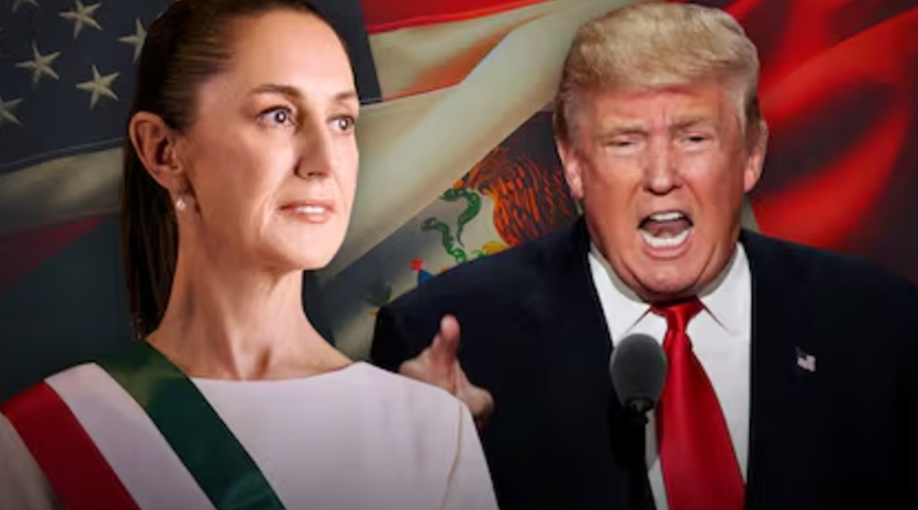 Por: Cortesía Claudia Sheinbaum responde a Donald Trump: aranceles y migración en la mira
