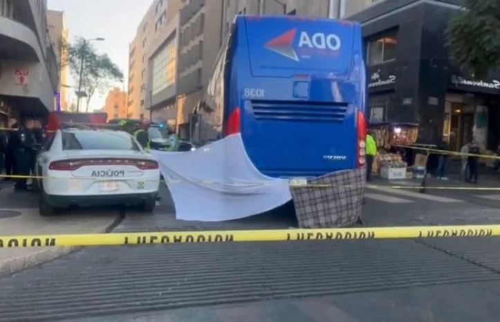 Foto: Cortesía Atropellan a mujer en el Centro Histórico de CDMX, muere en el lugar