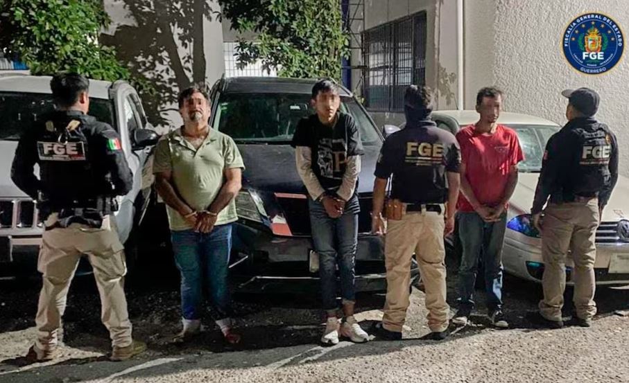 Foto: Cortesía Capturan a tres presuntos miembros de Los Tlacos tras operativos en Guerrero