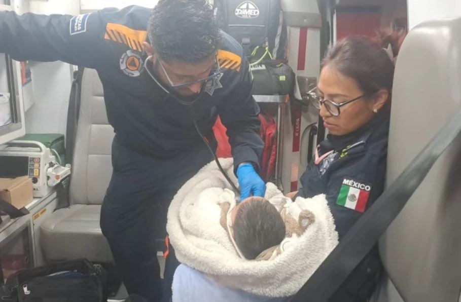 Foto: Cortesía Bebé de 10 meses abandonado en terreno baldío de Puebla es rescatado