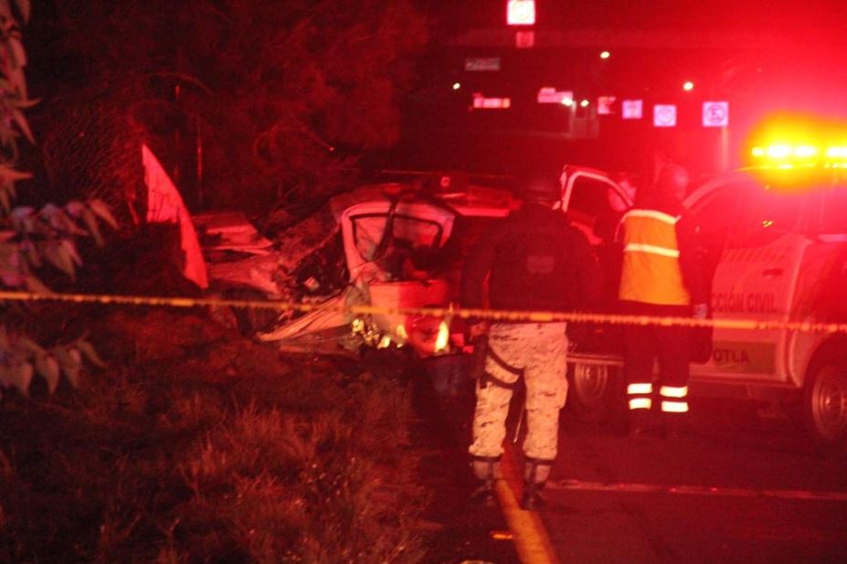 Por: Cortesía Trágico accidente de la Guardia Nacional en Tlaxcala deja un muerto y heridos