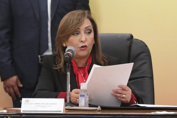 Lorena Cuéllar denuncia atentado y señala a exgobernador Mariano González