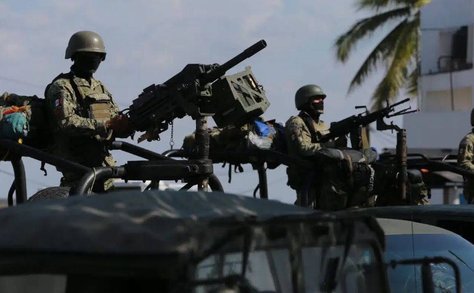 Por: Cortesía Enfrentamiento entre Guardia Nacional y presuntos delincuentes en La Rumorosa