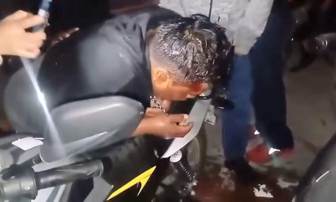 Por: Cortesía Vecinos de San Pedro Tlalcuapan frenan a presunto ladrón y exigen justicia