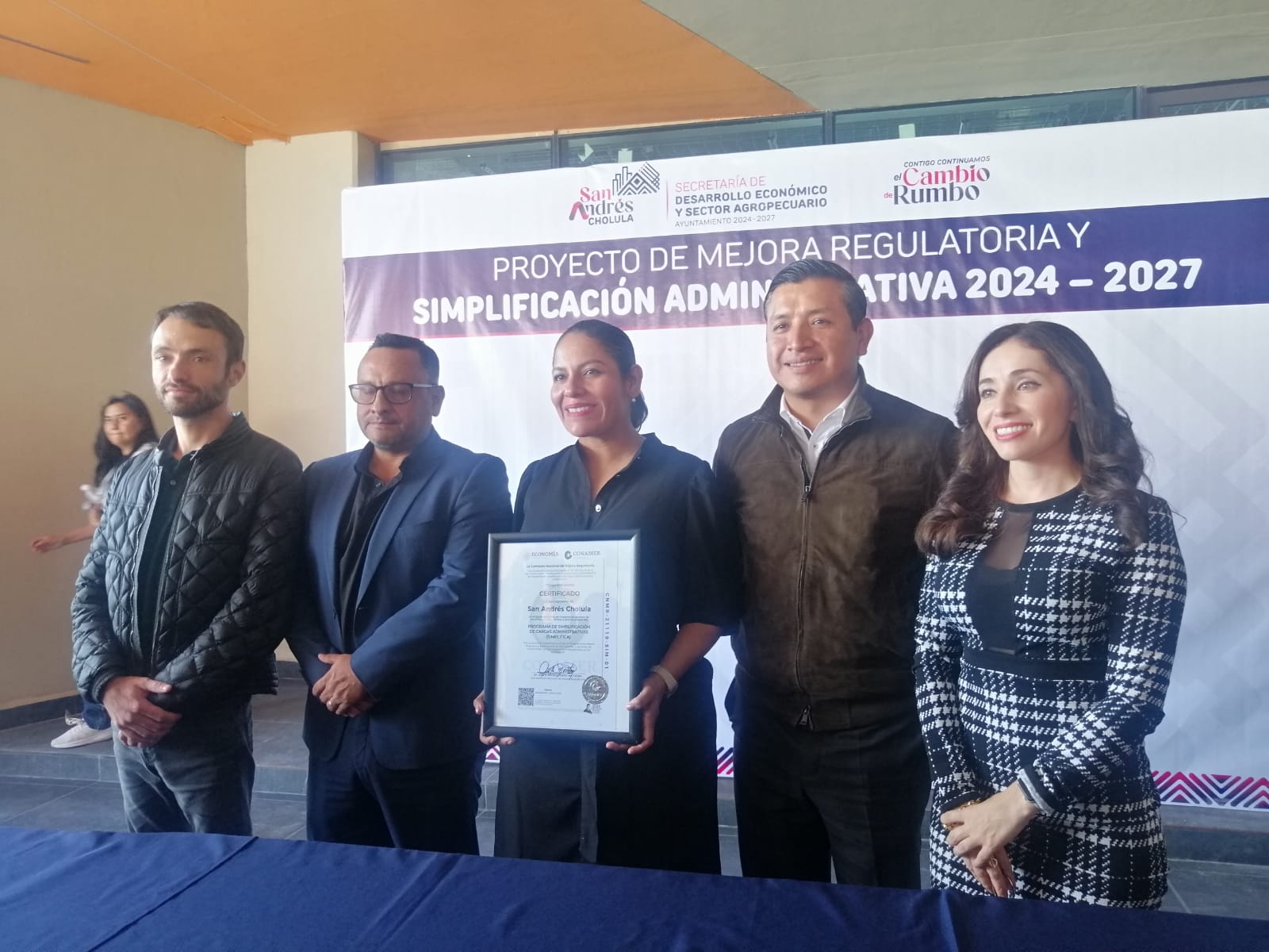 Presentan Proyecto de Mejora Regulatoria y Simplificación Administrativa en San Andrés Cholula