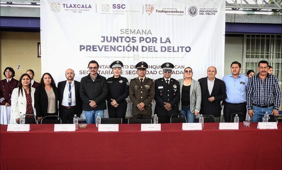 Por: Cortesía Yauhquemehcan Inicia la Semana de Prevención del Delito con Acto en Secundaria