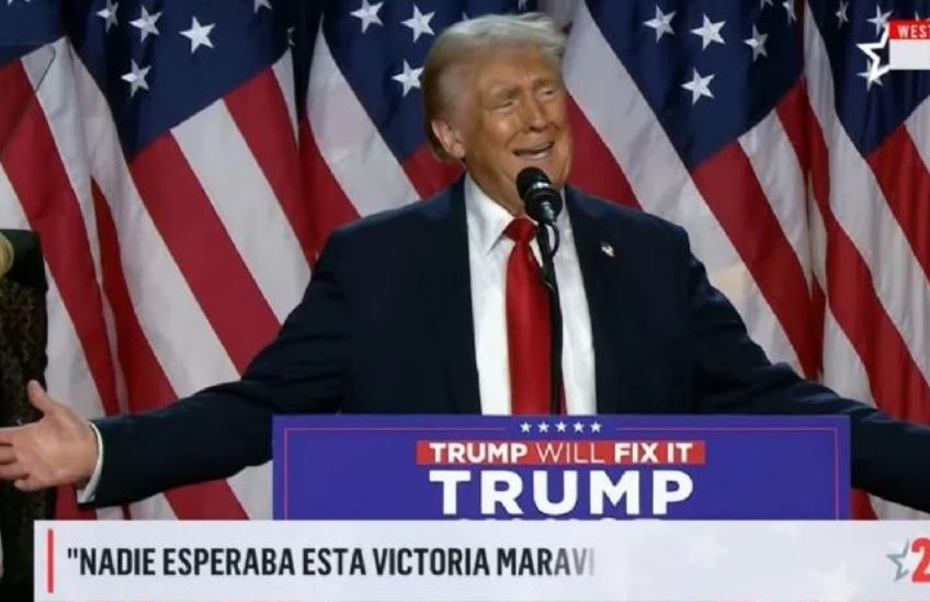Por: Cortesía Donald Trump gana las elecciones de EU 2024 y celebra su histórica victoria