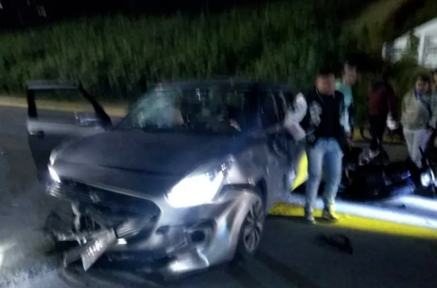 Por: Cortesía Accidente en la Vía Atlixcáyotl: Conductor ebrio volca su vehículo