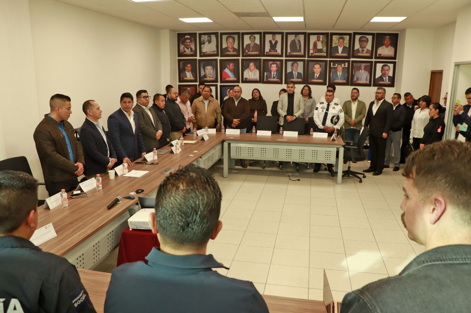 Comunicado oficial Preside Omar Muñoz primera Mesa de Seguridad en Cuautlancingo