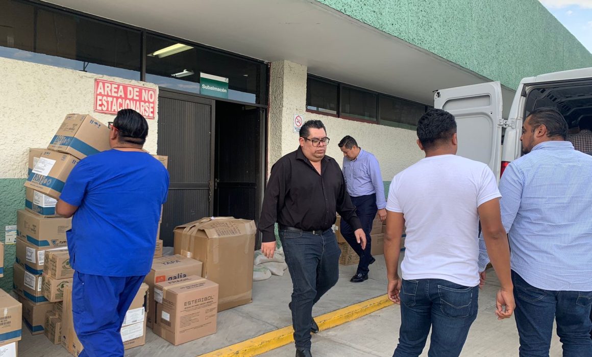 Por: Cortesía El Hospital IMSS-Bienestar de Tzompantepec recibe más de 21 mil insumos médicos
