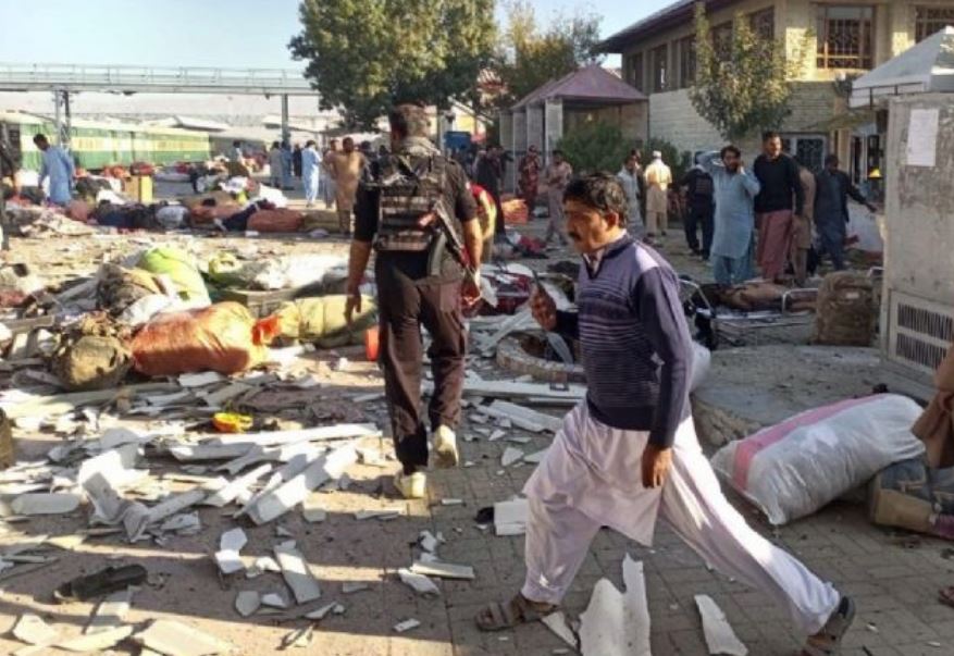 Por: Cortesía Explosión en estación de Quetta, Baluchistán, deja al menos 20 muertos