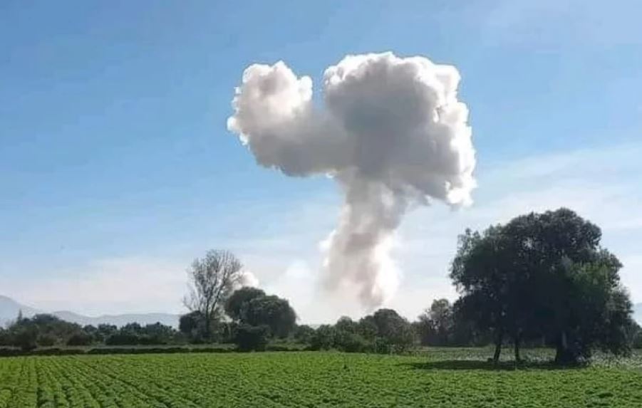 Por: Cortesía Explosión de polvorín en Tepeaca, Puebla, deja un lesionado con quemaduras graves