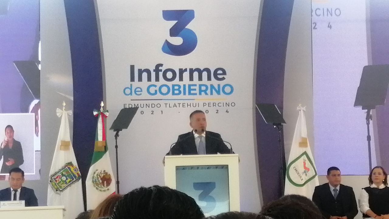 Informe de Gobierno de Edmundo Tlatehui: San Andrés Cholula estable financieramente con continuidad de obra pública