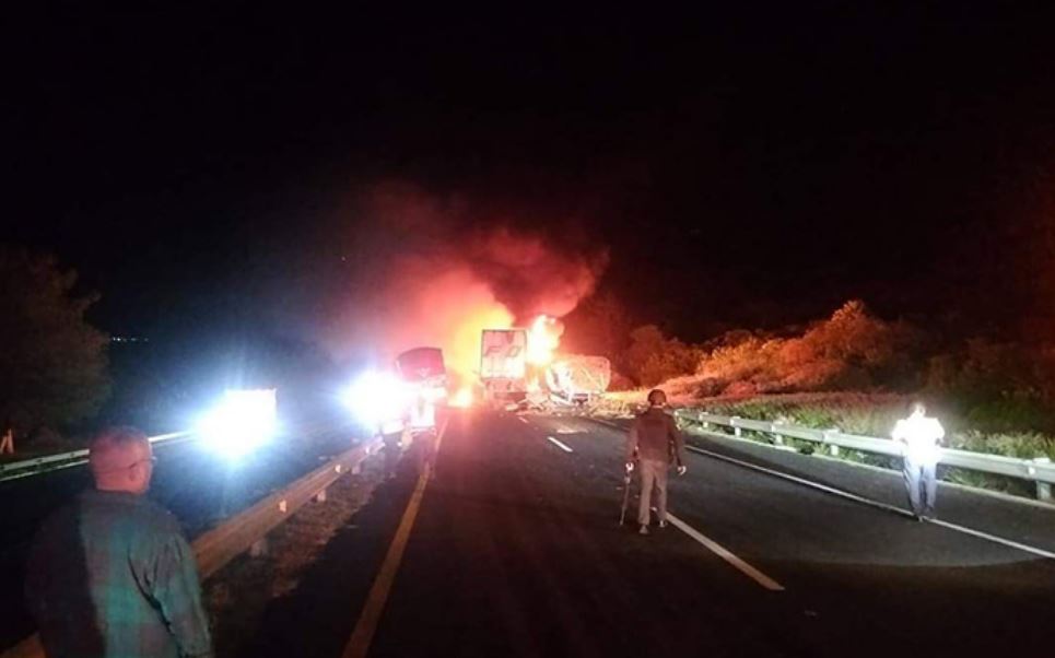 Por: Cortesía Choque múltiple en la autopista México-Guadalajara provoca cierre vial