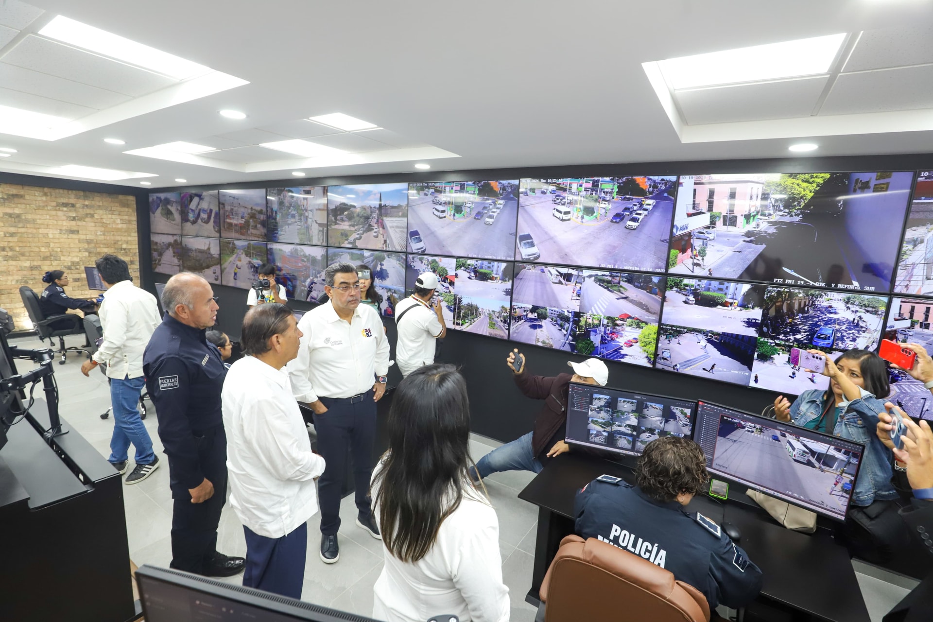 Por: Cortesía Puebla contará con más de 8 mil cámaras de seguridad conectadas al C5i y arcos